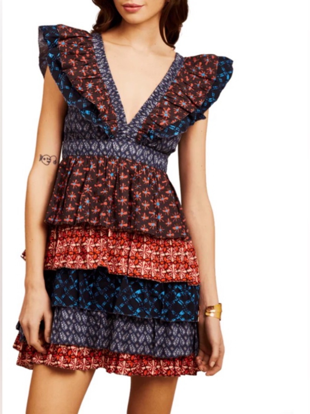 Love The Label Maura Dress in Layla Medley Mixed Print